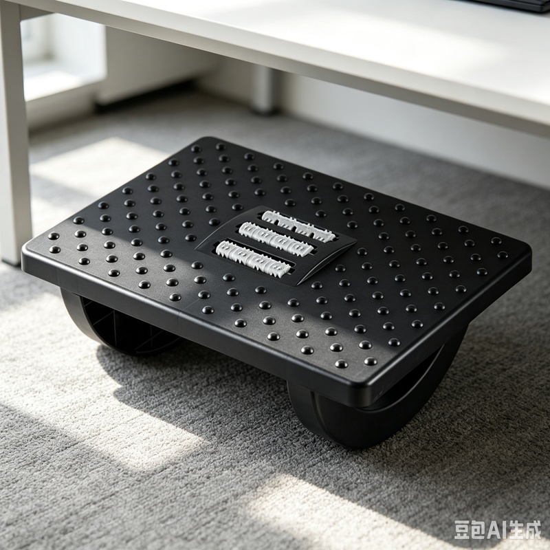 Footrest Under Desk - Descanso Ergonômico para Pés com Balanço