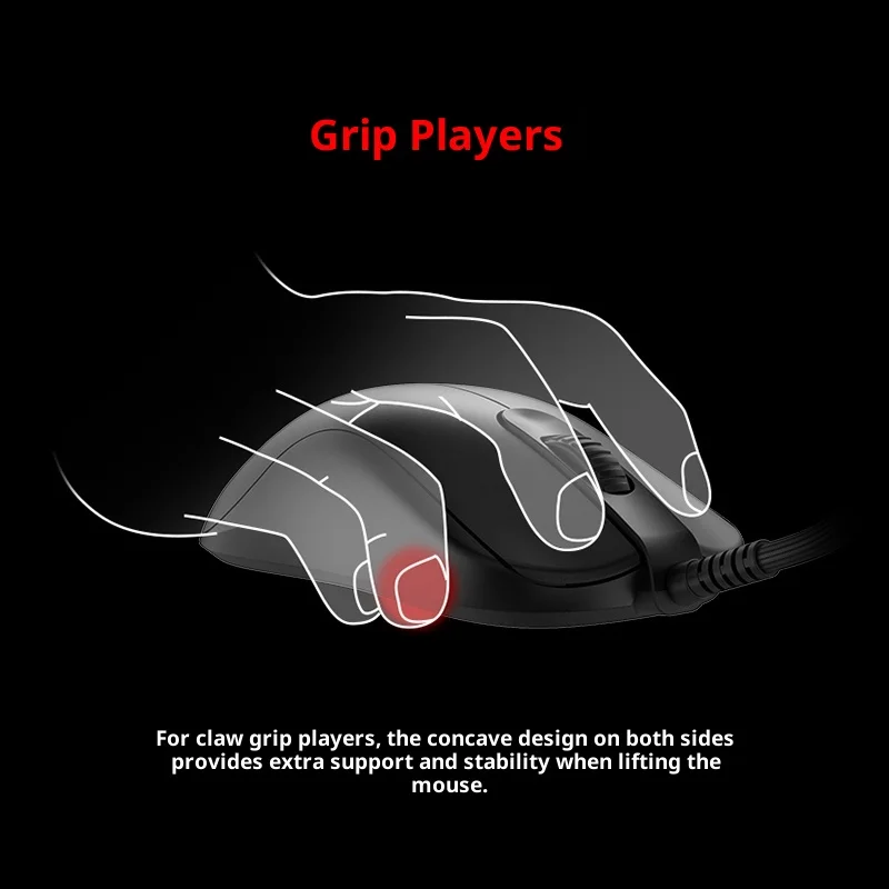 Mouse Gamer ZOWIE GEAR S-C Ser - Esports Gaming Gear avaliação e preço