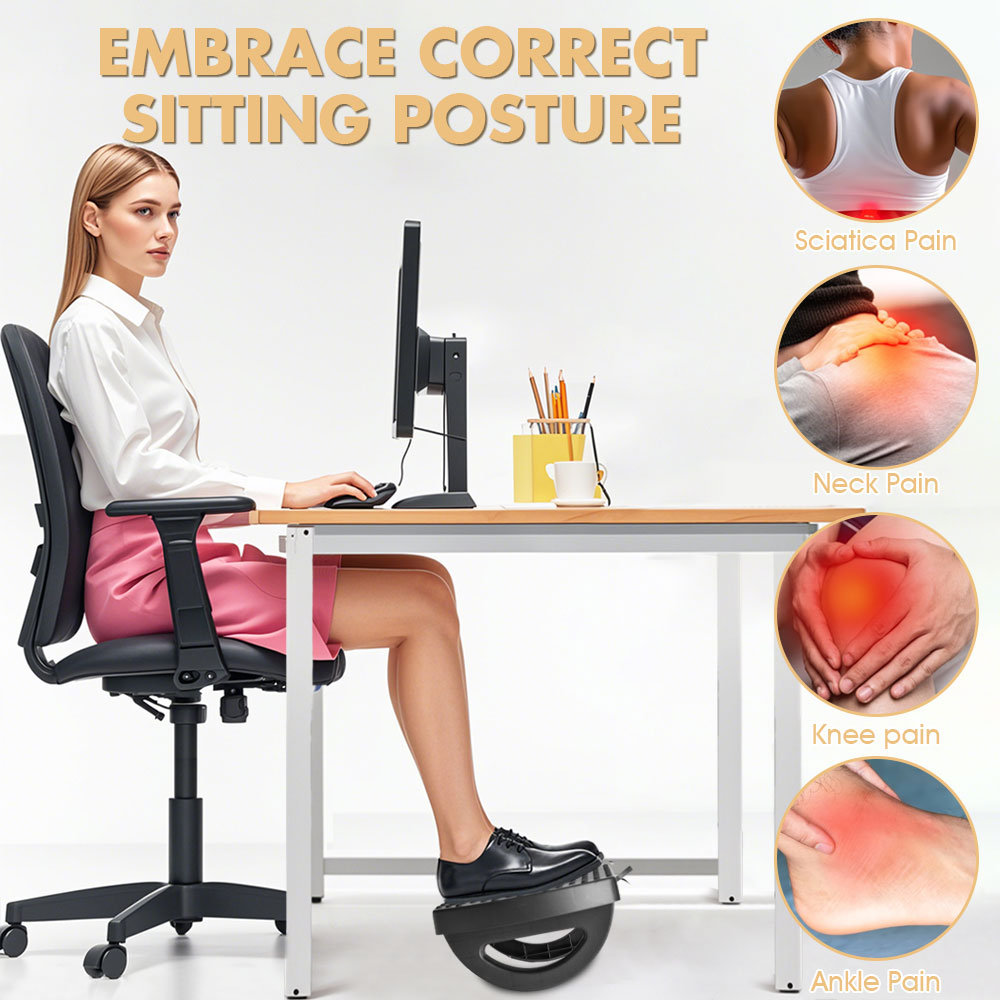 Banqueta portátil para escritó - Footrest Under Desk avaliação e preço
