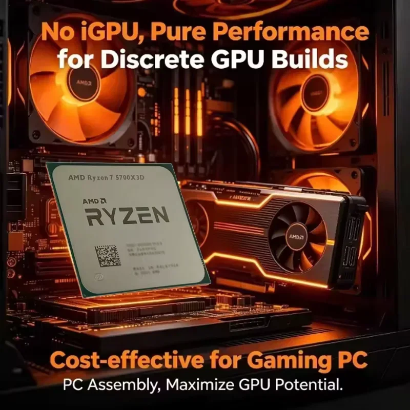 Processador AMD Ryzen 7 5700X3 - Esports Gaming Pc Build avaliação e preço